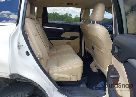 2017 Toyota Highlander Le/Le Plus from USA, damaged, VIN 5TDBZRFH6HS456819